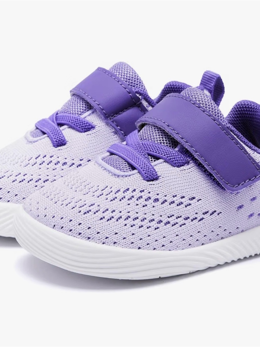 Morendl Kids purple and white shoes In 140 0+ month